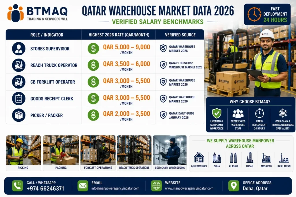 Manpower Supplier in Qatar for Warehouse
