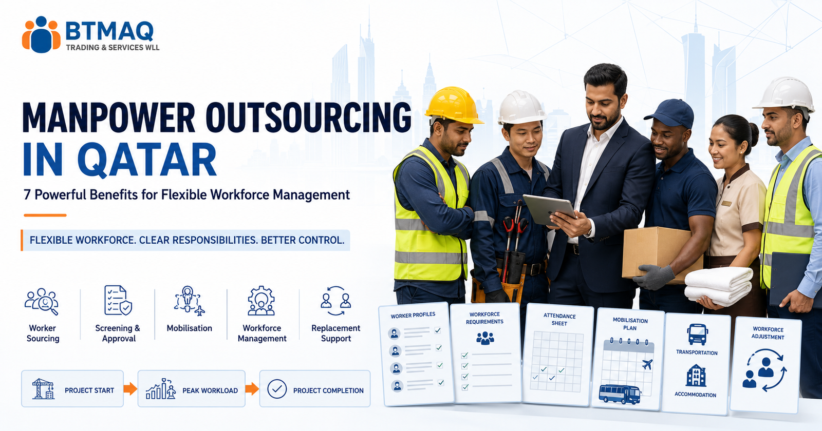 Manpower outsourcing in Qatar for flexible workforce management