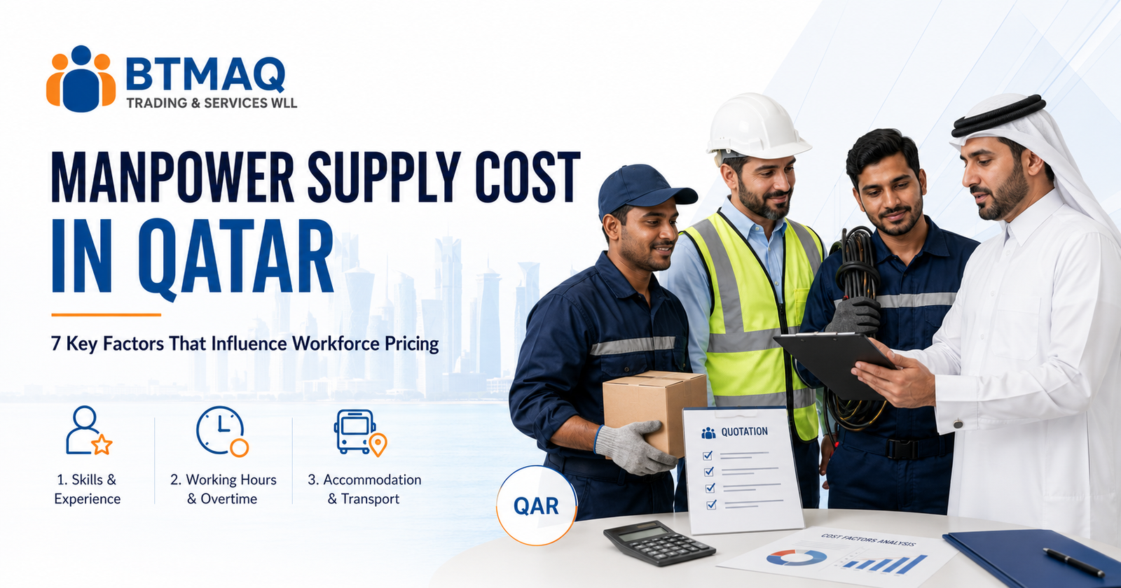 Manpower supply cost in Qatar and key workforce pricing factors