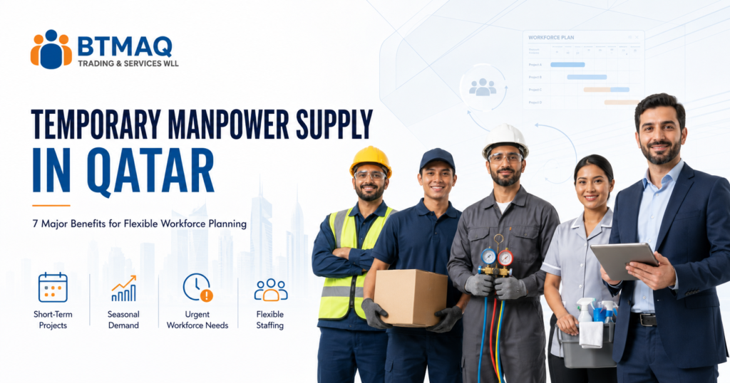 Temporary manpower supply in Qatar for flexible workforce requirements