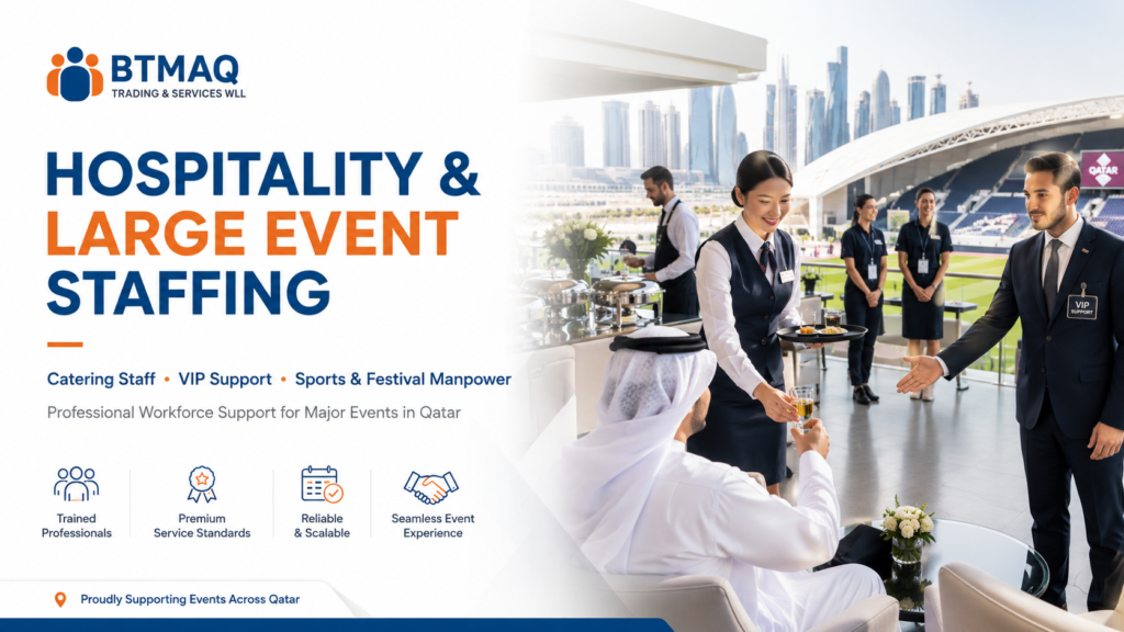 hospitality VIP sports and festival event manpower services in Qatar
