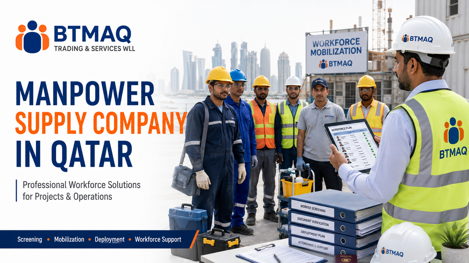 Manpower Supply Company in Qatar providing professional workforce solutions and project support