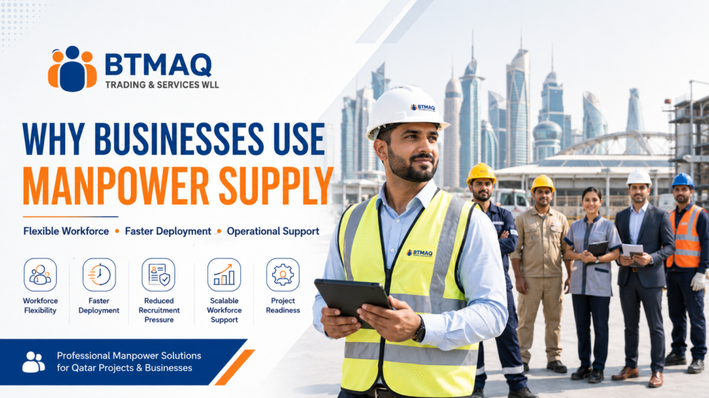 why businesses use manpower supply services in Qatar for flexible workforce support